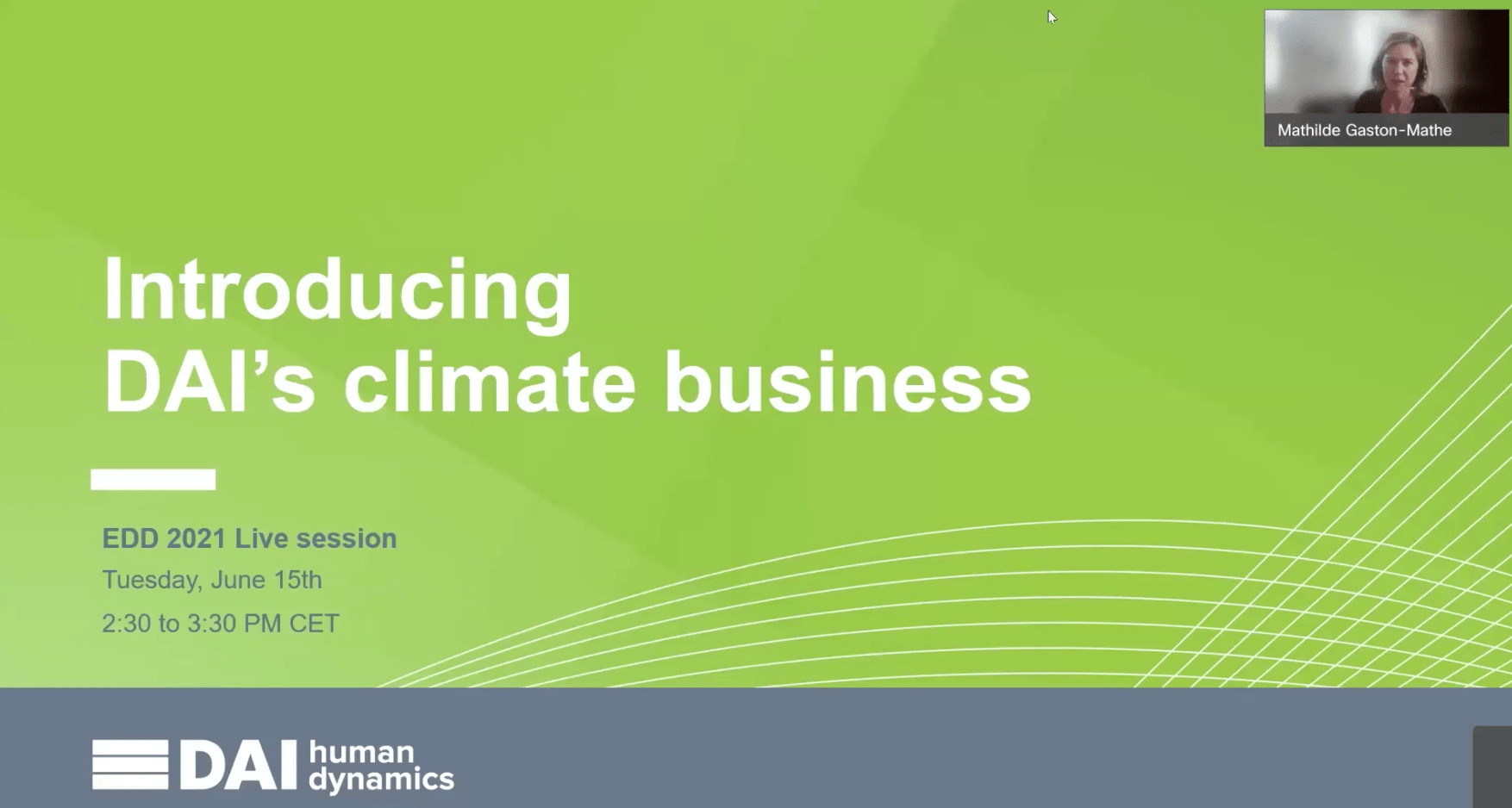 DAI Attends Virtual 2021 European Development Days · DAI International